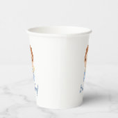 Baby Boy Blue Jumpsuit Papieren Bekers (Rechts)