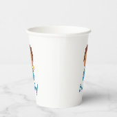 Baby Boy Blue Jumpsuit Papieren Bekers (Rechts)