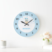 Baby Boy Blue kinderkamer klok (Huis)