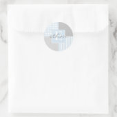 Baby Boy Blue Modern Sticker (Tas)