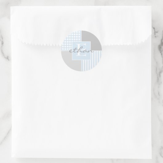 Baby Boy Blue Modern Sticker (Tas)