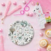 Baby Boy Blue Papieren Bordje (Feest)