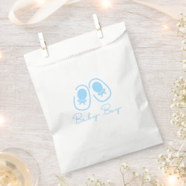 Baby Boy Blue Schoenen Baby Shower Bedankzakje