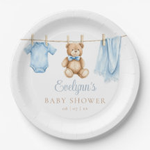 Baby Boy Blue Waslijn Baby Shower
