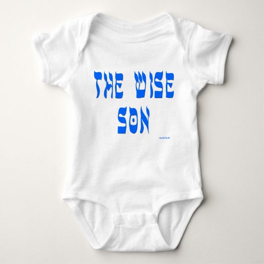 Baby boy bodysuit De wijze zoon (Voorkant)