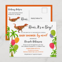 Baby Boy Borrelcadeau Per Post Brul Jungle Dinosau