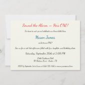 Baby Boy Brandweerman 1e verjaardag Kaart (Achterkant)