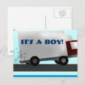 Baby Boy Briefkaart (Voorkant / Achterkant)