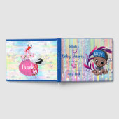 Baby Boy Bubbles & Unicorns Guest book Gastenboek (Volledig)
