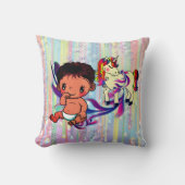 Baby Boy Bubbles & unicorns Kussen (Voorkant)