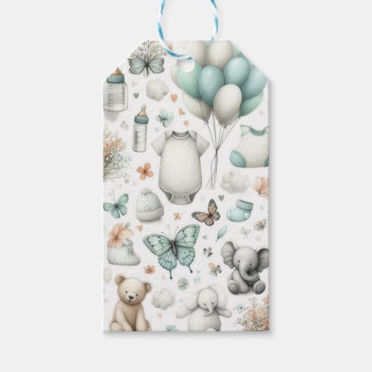 Baby Boy Cadeaulabel (Voorkant)