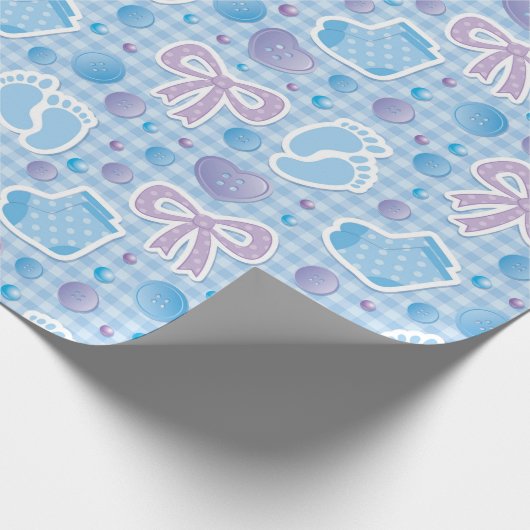 Baby Boy Cadeaupapier (Hoek)