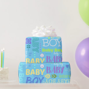 Baby Boy Cadeaupapier
