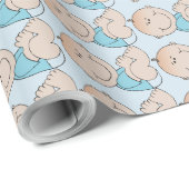 Baby Boy Cadeaupapier (Rol Hoek)