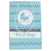 Baby Boy cadeautas met wieltjes (Voorkant)