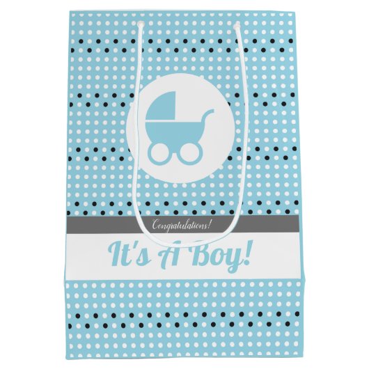 Baby Boy cadeautas met wieltjes (Achterkant)