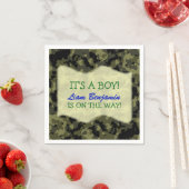 Baby Boy - Camo Thmed Baby shower Servet (Insitu)