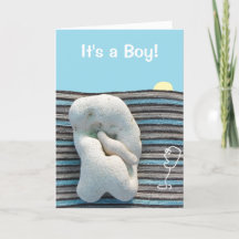 Baby Boy Card Gefeliciteerd met de bevalling