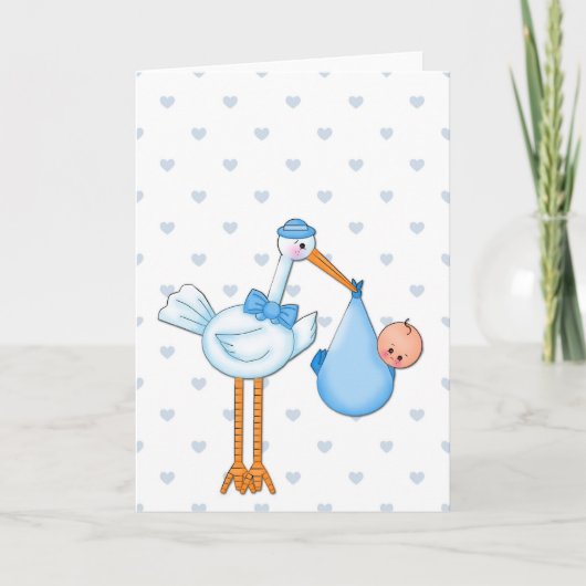 Baby Boy Card Kaart (Voorkant)