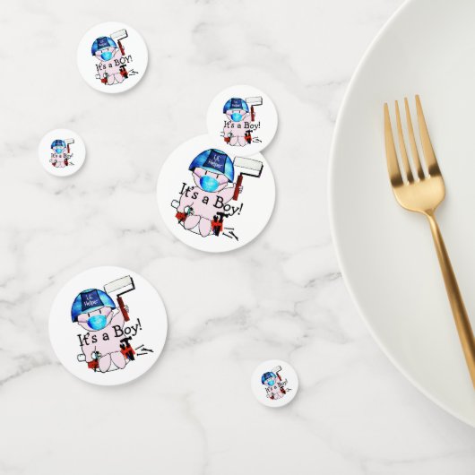 Baby Boy Carpenter Confetti (Groep)