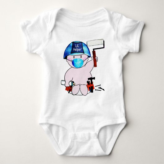 Baby Boy Carpenter Romper (Voorkant)