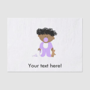 Baby boy cartoon tissuepapier