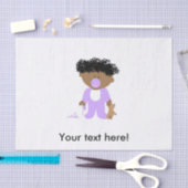 Baby boy cartoon tissuepapier (Craft)