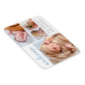 Baby Boy Collage Welkom geboorteaankondiging Magneet (Rechterzijde)
