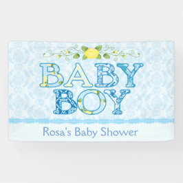 Baby Boy, Country Chic Baby shower Spandoek