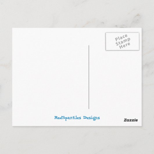 Baby Boy Cupcakes Briefkaart (Achterkant)