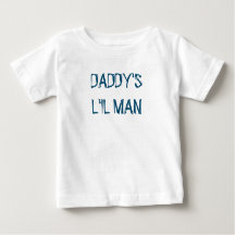 Baby Boy "DADDY'S L'IL MAN" katoenpak