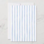  Baby Boy Denim Blue Jean Baby Shower Invitation Kaart (Achterkant)