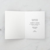 Baby Boy douche baby is hier foto Custom Bedankkaart (Binnen)