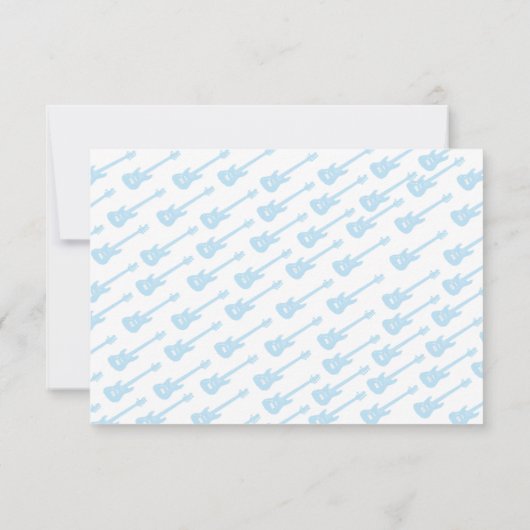 BABY BOY DOUCHE CONCERT TICKET BEDANKT (Achterkant)