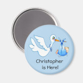 Baby Boy Douche Favorieten Magneet (Voorkant / Achterkant)