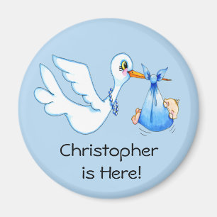 Baby Boy Douche Favorieten Magneet