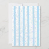 Baby Boy Douche Uitnodiging - Hete Luchtballon (Achterkant)