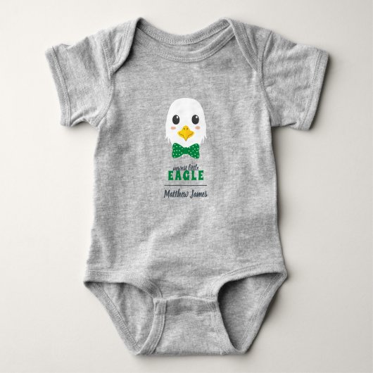 Baby Boy Eagle Green Bodysuit (Voorkant)