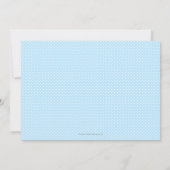 Baby Boy Eenvoudige geboorteaankondigingen (Achterkant)