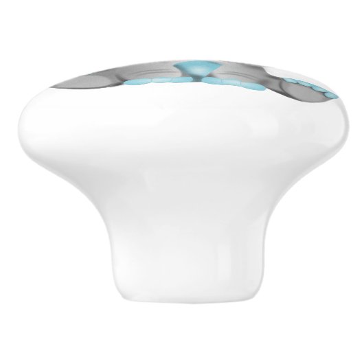 Baby Boy Elephant Keramische Knop (Zijkant)