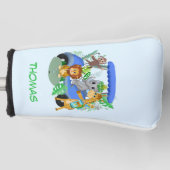 Baby Boy Elephant & Monkey Golf Golfheadcover (Voorkant)