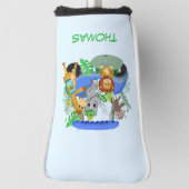 Baby Boy Elephant & Monkey Golf Golfheadcover (Draai 90)