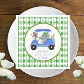 Baby Boy Elephant & Monkey Golf Servet