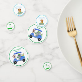 Baby Boy Elephant & Monkey Shower Confetti