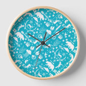 Baby Boy Elke kleur Modern Fox Woodland Patroon (Voorkant)