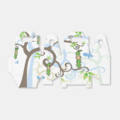 Baby Boy erwt in een pod flitsgerecht Bedankdoosjes (Uitgevouwen)