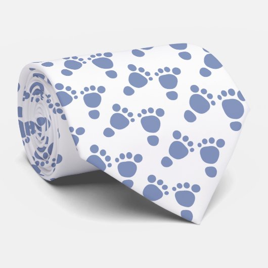 Baby Boy Feet Stropdas (Opgerold)