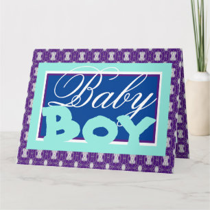 Baby Boy Felicitatiekaart van papier Kaart