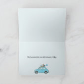 Baby Boy Fiat 500 Duits gefeliciteerd Kaart (Binnen)