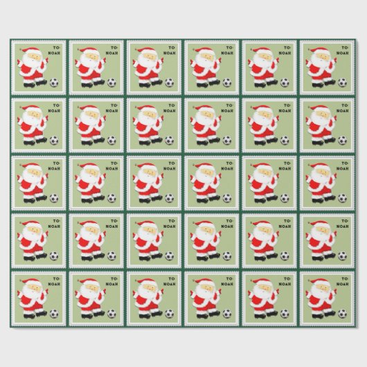 Baby Boy First-kerstcadeautje Wrapping Paper Cadeaupapier (Vlak)